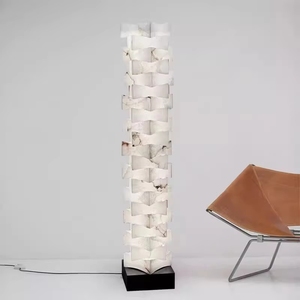 Lámpara <span class=keywords><strong>de</strong></span> <span class=keywords><strong>Pie</strong></span> <span class=keywords><strong>de</strong></span> Mármol Natural <span class=keywords><strong>de</strong></span> Alta Calidad, Diseño Artístico, para Sala <span class=keywords><strong>de</strong></span> Estar, Esquina <span class=keywords><strong>de</strong></span> Sofá, Luz <span class=keywords><strong>de</strong></span> Alabastro - Product Image 4