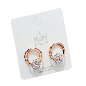 Tarjeta de Exhibición para Joyería Personalizada con Papel Kraft/Cartón, Logotipo Personalizado, Tarjeta para Pendientes - Product Image 1