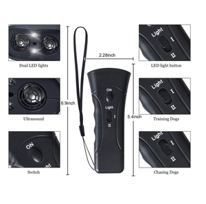 Repelente sónico de mano, dispositivo antiladridos, silencioso, entrenador de perros, gran oferta - Product Image 3