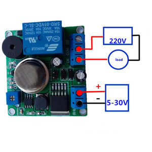 Detector <span class=keywords><strong>de</strong></span> Gas Monóxido <span class=keywords><strong>de</strong></span> Carbono Taidacent DC 5V 9V 12V 24V MQ2 MQ-2 Módulo Sensor Detector <span class=keywords><strong>de</strong></span> Humo - Product Image 4