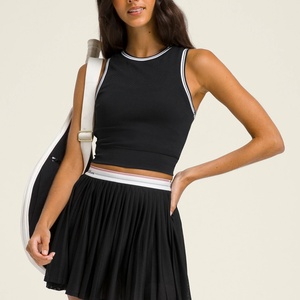 Conjunto de Falda de Tenis con Shorts, Bonito, Transpirable, para Yoga, Económico, sin Espalda, de Diseño, de Secado Rápido, con Logotipo y Absorción de Humedad - Product Image 1