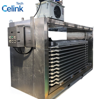 Automatische plaatvriezer snelvriesmachine -45 graden roestvrij staal voor garnalen, inktvis, fruitpuree fabriek