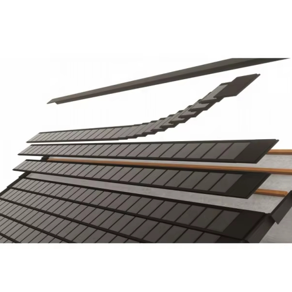 Aesthetic Integration Innovative Solar Energy System BIPV Solar Roof Tiles Flexible Solar Panels 11w