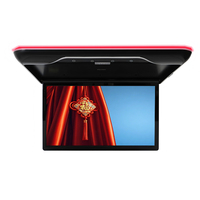 Stereo TV pintar Android Monitor Flip Overhead atap mobil 21.5/22 inci untuk Bluetooth WiFi USB 1080p MP5 Player LCD TFT IPS