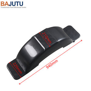 Garde-boue de remorque noir de 14 "ou garde-boue empêche les éclaboussures de boue, la saleté et les pierres, protège la <span class=keywords><strong>peinture</strong></span> des rayures et de la corrosion - Product Image 2