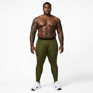 Leggings Deportivos para Hombre, de la Mejor Calidad, Secado Rápido, Transpirables, con Cintura Elástica de Spandex/Poliéster, Largos - Product Image 1