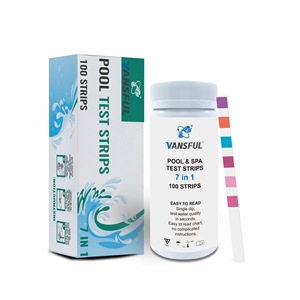 Wancheng Biotechnology <b>Pool</b> Test Strips 7 In 1 100 Strips Multi Parameter Detection For <b>Pool</b> Spa Water Quality Testing - Product Image 1