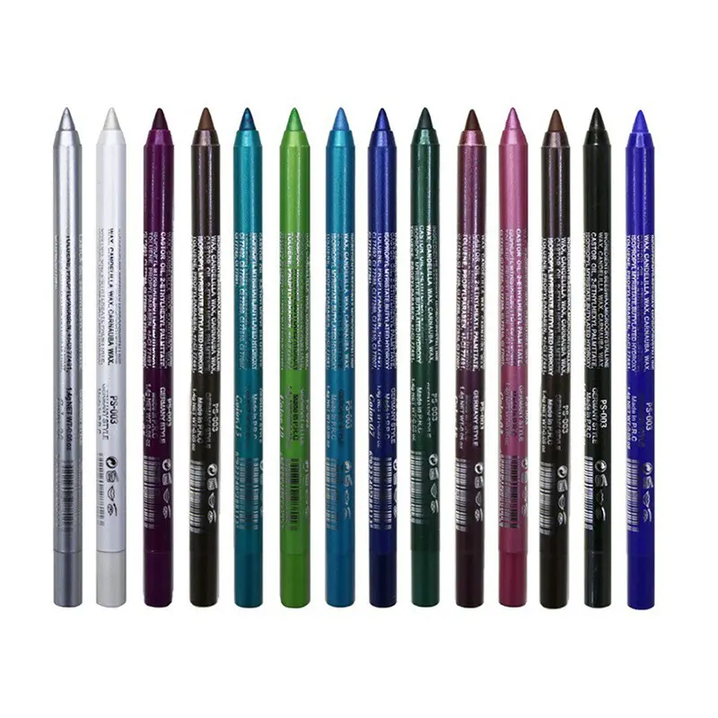 Multicolor Eye Liner Pen Colored Eyeliner Waterproof Makeup Tools Blue Black Green Purple Pink Brown Eye Cosmetics