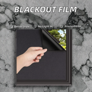 Film occultant 100 % pour fenêtre, motif floral gravé, autocollant statique en PVC pour hôtel, décoratif et pour la confidentialité - Product Image 3