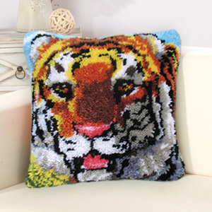 Kit de coussin en toile imprimée personnalisée avec motif lion moderne, motifs animaux, pour adultes et débutants - Product Image 4
