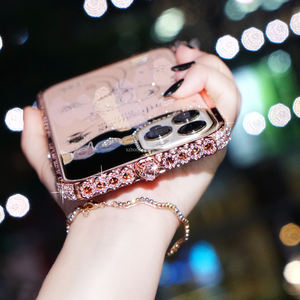 Custodie per Telefono con Diamanti Luccicanti per <span class=keywords><strong>iPhone</strong></span> X XR XS Max, <span class=keywords><strong>Cover</strong></span> Protettiva per <span class=keywords><strong>iPhone</strong></span> 11 <span class=keywords><strong>12</strong></span> 13 14 Pro Max con Strass Brillanti - Product Image 5