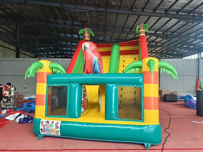 Casa inflable verde de 4*6*5m