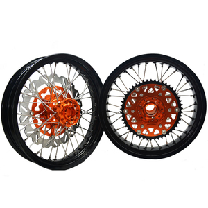 Alliage d'aluminium Sxf 250 450 Moto <span class=keywords><strong>Dirt</strong></span> Bike 17 Inch <span class=keywords><strong>Supermotard</strong></span> Wheels - Product Image 3