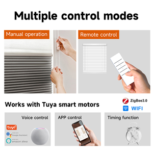 Persianas de Panal Lisas Inalámbricas, Plisadas, de Doble Uso Día y Noche, Cortina Retráctil para Ventanas Francesas, Privacidad - Product Image 5