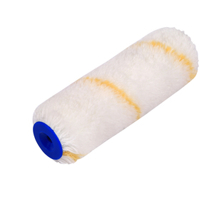 Rouleau à peinture acrylique 6 pouces à rayures jaunes, thermocollé, qualité industrielle et DIY, OEM, pour peinture et décoration – Vente chaude - Product Image 1