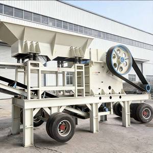 Britador Móvel Elétrico a Diesel, Máquina Eficiente de Britagem de Agregados de Pedra para Local de Mineração - Product Image 3