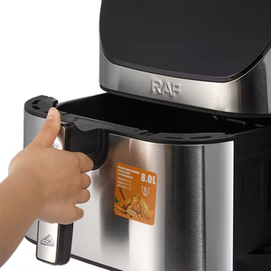 Freidoras de Aire Multifunción con Control Táctil, Panel Táctil, Acero Inoxidable, Asar, Hornear, Grill, Comidas Rápidas y Fáciles, Visibilidad Visible - Product Image 2