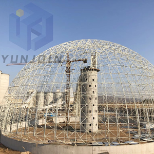 Thiết Kế Hiện Đại Đúc Sẵn <span class=keywords><strong>Dome</strong></span> Thép Không Gian Khung Cấu Trúc Mái Lưới Cấu Trúc Sản Xuất Tại Trung Quốc - Product Image 1
