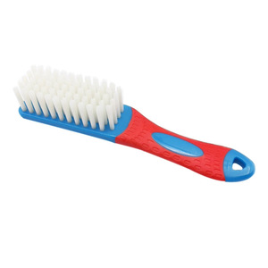 Brosse à chaussures à poils en nylon doux, outil de nettoyage manuel jaune et bleu pour éliminer les taches - Product Image 5