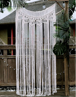 Nouveau Design Tapisserie Porte Suspendue 100% Coton Tissé Rideaux Boho pour la Décoration de Toile de Fond