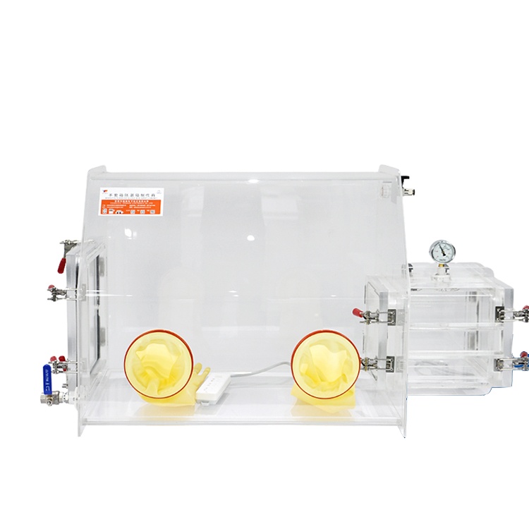 Прозрачный акриловый Glovebox/оргстеклопластик ПММА, перчатки для камеры, изолятор перчаток с вакуумным насосом