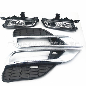 Kit de luces antiniebla delanteras OEM con cubiertas y embellecedor de rejilla para Honda CRV 2015, de plástico, instalación sin perforación - Product Image 1