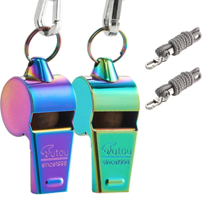 Clickers d'entraînement pour chiens Hongye en gros, en acier avec revêtement en poudre, sifflet multi-tonal pour l'extérieur - Product Image 1