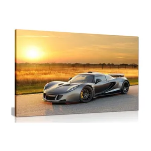 Hennessey Venom Gt Super voiture toile mur Art photo impression décor à la maison moderne mur toile art voiture peinture