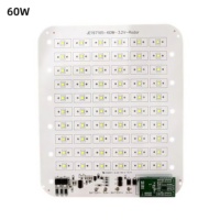 Module LED SMD carré DC personnalisé pour horticulture, fabricant de PCB PCBA, 3.2V 60W 170lm/W Ra71 CRI 6000K