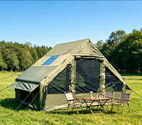 En stock, expédition rapide, nouvelle tente de camping quatre saisons 2026, 6,3 m², tissu Oxford 300D, imperméable, gonflable, familiale, une chambre