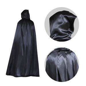 Capas con capucha para niños y adultos, chales largos de poliéster para Navidad, disfraces de Halloween, disfraces de bruja - Product Image 1
