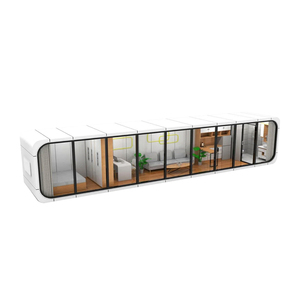 ISO CE modul hiện đại 20ft movable House khách sạn thông minh Apple Cabin ngủ <span class=keywords><strong>container</strong></span> nhà với phòng tắm - Product Image 4