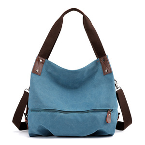 Women's <b>Canvas</b> Crossbody Bags Large Stylish Multi-pocket Ladies Shoulder <b>Tote</b> Purse Handbags - Product Image 6
