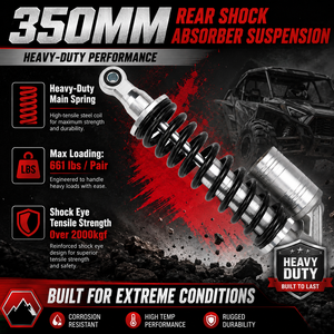 Airbags externes <span class=keywords><strong>350</strong></span> mm, amortisseur arrière, suspension de moto pour CFMOTO CF800 HONDA YAMAHA <span class=keywords><strong>SUZUKI</strong></span> KAWASAKI - Product Image 1
