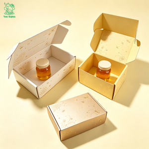 Caja <span class=keywords><strong>de</strong></span> Envío Segura para Alimentos al por Mayor, Caja <span class=keywords><strong>de</strong></span> Correo para Frascos <span class=keywords><strong>de</strong></span> Miel, Botellas <span class=keywords><strong>de</strong></span> Vidrio, Productos <span class=keywords><strong>de</strong></span> Panal <span class=keywords><strong>de</strong></span> Abeja, Embalaje Minorista - Product Image 1
