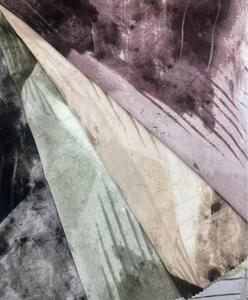 Phổ biến trừu tượng Gradient sọc động vật lá in 100% polyester satin vải cho hàng may mặc quần áo Ăn mặc - Product Image 3