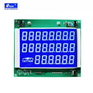 Tùy chỉnh 5V 22 chữ số TN LCD <span class=keywords><strong>7</strong></span> đoạn hiển thị cho nhiên liệu Dispenser - Product Image 2