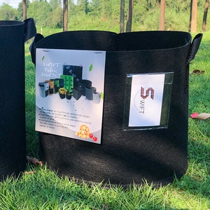 Usine Meilleure Vente Lourde En Gros Sacs de Culture Grand Sac de Culture Jardinière 40 Gallons Potager Pots En <span class=keywords><strong>Tissu</strong></span> - Product Image 5