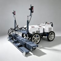 Système de contrôle avancé pour la construction routière, mini-niveleuse laser à béton télécommandée