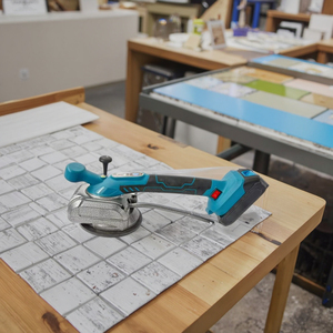 Máquina de azulejos automática de mano inalámbrica de 21V, dispositivo de nivelación Industrial, vibrador para colocar baldosas de cerámica, reparación de baldosas - Product Image 2