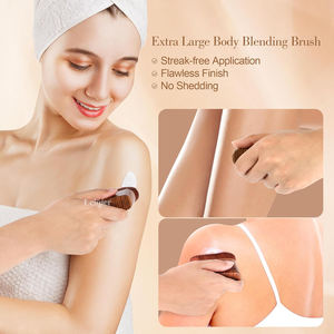 <span class=keywords><strong>Brocha</strong></span> <span class=keywords><strong>Kabuki</strong></span> para Bronceado con Logotipo Personalizado, para Rostro y Cuerpo, Autobronceador, Maquillaje de Piernas, <span class=keywords><strong>Brocha</strong></span> para Cabello, Mousse Autobronceador, Guante Bronceador - Product Image 4