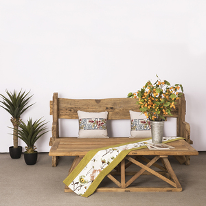 Muebles <span class=keywords><strong>de</strong></span> Salón <span class=keywords><strong>Rústicos</strong></span> <span class=keywords><strong>de</strong></span> <span class=keywords><strong>Madera</strong></span> Reciclada Natural Envejecida, Sofá y Mesa <span class=keywords><strong>de</strong></span> Centro <span class=keywords><strong>de</strong></span> Olmo - Product Image 5