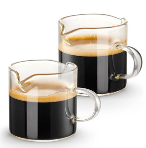 Accessori macchina per caffè Espresso vetro trasparente tazza di caffè 4 once con manico - Product Image 1