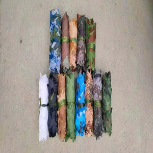 Filet de camouflage double couche vert jungle en nylon, cadre 1 mm d'épaisseur, corde 4 mm, protection solaire pour toiture et protection aérienne - Product Image 3