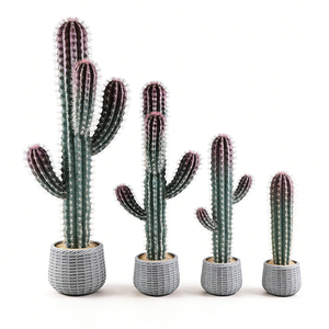 Décoration de <span class=keywords><strong>cactus</strong></span> artificiel en pot, plante succulente artificielle, bonsaï pour le bureau, la <span class=keywords><strong>maison</strong></span>, la décoration de fête - Product Image 2