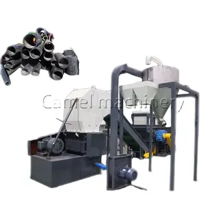 Recycling Machine Grinder PE Double Wall Corrugated Pipe Plastic Customized Shredder Crusher System Machine
