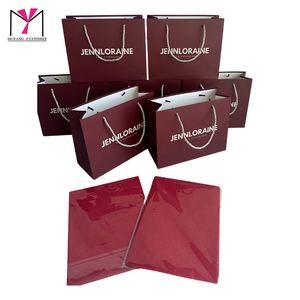 MUYANG Luxury Recyclable Art Paper Shopping Bags With Twisted Handles <b>Hot</b> Stamping Logo Fashion Accessories - Product Image 6