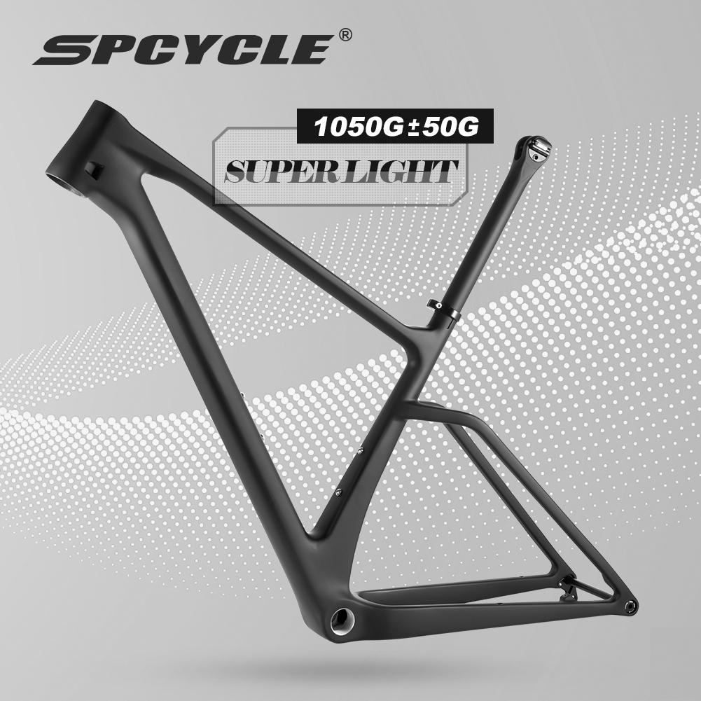 spcycle新しいmtbカーボンフレーム148 * 12mmはseatpostが付いている29