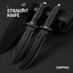 มีดพับอเนกประสงค์ DG Outdoor Camping สแตนเลส CPM ปลายแหลม ด้ามพลาสติก DIY ขนาด 20 ซม. OEM ปรับแต่งได้ - Product Image 1