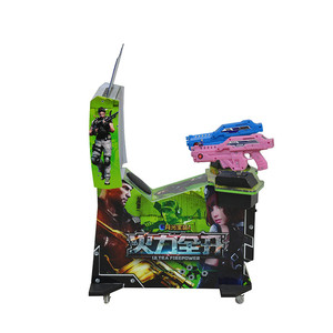Ultra Firepower <span class=keywords><strong>22</strong></span> LCD 3-en-1 Simulateur Vidéo 2 Joueurs Pistolet de Tir Arcade pour Enfants Machine de Jeu avec Lampe LED 220V pour Poussoir à Pièces - Product Image 6